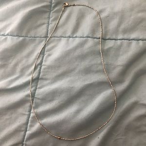 Silver necklace